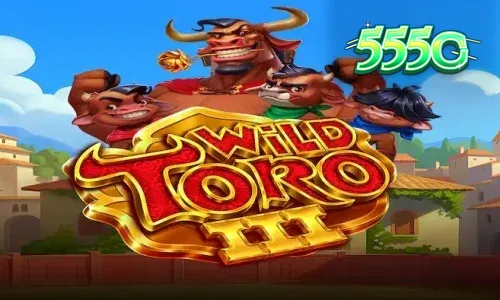 Cena vibrante do jogo Wild Toro 3 com o touro icônico nas ruas da Espanha