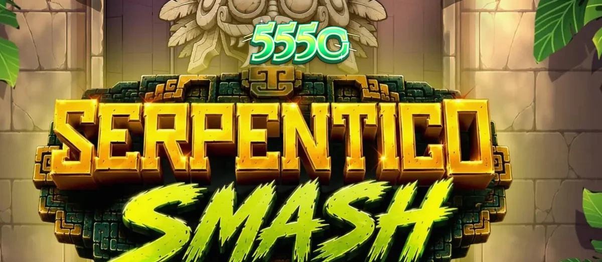 Interface do jogo de slot Serpentico Smash com temática asteca